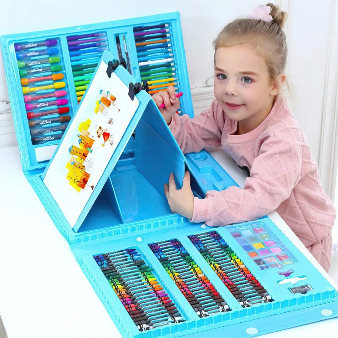 Set De Arte Maleta Para Niños 208 Piezas