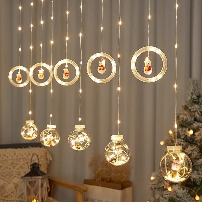 GUIRNALDA NAVIDEÑA DE LUCES LED