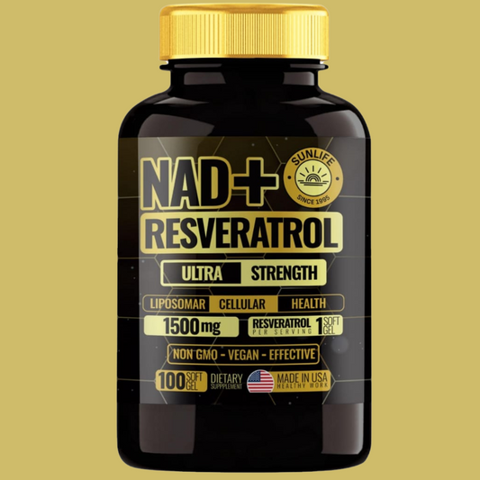 NAD+ Resveratrol Ultra Strength – Fórmula Avanzada Antienvejecimiento